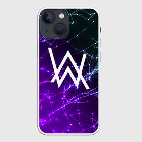 Чехол для iPhone 13 mini с принтом ALAN WALKER в Петрозаводске,  |  | alan walker | aw | electro | electro music | music | алан уокер | музыка | музыкант | электро | электронная музыка