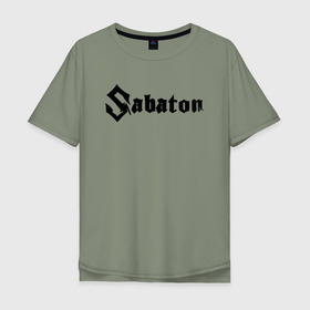 Мужская футболка хлопок Oversize с принтом Sabaton в Петрозаводске, 100% хлопок | свободный крой, круглый ворот, “спинка” длиннее передней части | battle metal | primo victoria | sabaton | the art of war | the great war | группа | йоаким броден | латный ботинок | метал | пауэр | рыцарские доспехи | сабатон | собатон | хэви