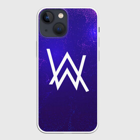 Чехол для iPhone 13 mini с принтом ALAN WALKER в Петрозаводске,  |  | alan walker | aw | electro | electro music | music | алан уокер | музыка | музыкант | электро | электронная музыка