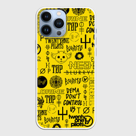 Чехол для iPhone 13 Pro Max с принтом TWENTY ONE PILOTS в Петрозаводске,  |  | 21 pilots | 21p | bandito | blurryface | chlorine | joshua | ned | top | trench | twenty one pilots | tyler | бандито | нэд | тренч