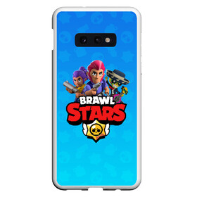 Чехол для Samsung S10E с принтом BRAWL STARS в Петрозаводске, Силикон | Область печати: задняя сторона чехла, без боковых панелей | brawl stars | bull | colt | leon | stars | берли | бо | брок | ворон | джесси | динамайк | дэррил | кольт | леон | мортис | нита | пайпер | пенни | поко | пэм | рикошет | спайк | тара | фрэнк | шелли | эль примо