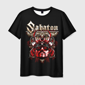 Мужская футболка 3D с принтом Sabaton в Петрозаводске, 100% полиэфир | прямой крой, круглый вырез горловины, длина до линии бедер | battle metal | primo victoria | sabaton | the art of war | the great war | группа | йоаким броден | латный ботинок | метал | пауэр | рыцарские доспехи | сабатон | собатон | хэви