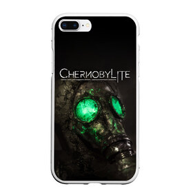 Чехол для iPhone 7Plus/8 Plus матовый с принтом CHERNOBYLITE в Петрозаводске, Силикон | Область печати: задняя сторона чехла, без боковых панелей | anomaly | chernobyl | chernobylite | game | games | horror | logo | metro | stalker | symbol | аномалии | игра | игры | лого | логотип | метро | символ | сталкер | ужасы | хоррор | чернобылит | чернобыль