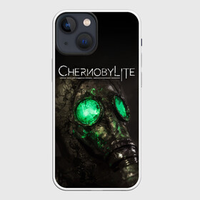 Чехол для iPhone 13 mini с принтом CHERNOBYLITE ПРОТИВОГАЗ в Петрозаводске,  |  | anomaly | chernobyl | chernobylite | game | games | horror | logo | metro | stalker | symbol | аномалии | игра | игры | лого | логотип | метро | символ | сталкер | ужасы | хоррор | чернобылит | чернобыль