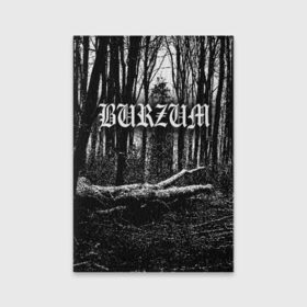 Обложка для паспорта матовая кожа с принтом Burzum в Петрозаводске, натуральная матовая кожа | размер 19,3 х 13,7 см; прозрачные пластиковые крепления | Тематика изображения на принте: burzum | ghotic | варг викернес | мрак | тьма