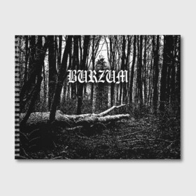 Альбом для рисования с принтом Burzum в Петрозаводске, 100% бумага
 | матовая бумага, плотность 200 мг. | Тематика изображения на принте: burzum | ghotic | варг викернес | мрак | тьма