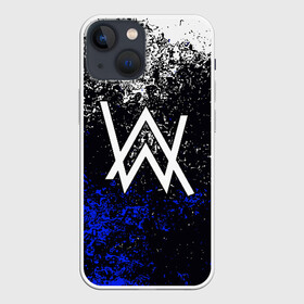 Чехол для iPhone 13 mini с принтом ALAN WALKER в Петрозаводске,  |  | alan walker | aw | electro | electro music | music | алан уокер | музыка | музыкант | электро | электронная музыка