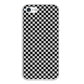 Чехол для iPhone 5/5S матовый с принтом Checkerboard Color в Петрозаводске, Силикон | Область печати: задняя сторона чехла, без боковых панелей | checkerboard | gradient | бойчик | в клетку | в клеточку | градиент | клетка | музыка | орнамент | френдзона | шахматная доска | шашки
