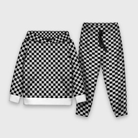Детский костюм 3D (с толстовкой) с принтом Checkerboard Color в Петрозаводске,  |  | checkerboard | gradient | бойчик | в клетку | в клеточку | градиент | клетка | музыка | орнамент | френдзона | шахматная доска | шашки