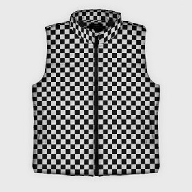 Мужской жилет утепленный 3D с принтом Checkerboard Color в Петрозаводске,  |  | checkerboard | gradient | бойчик | в клетку | в клеточку | градиент | клетка | музыка | орнамент | френдзона | шахматная доска | шашки