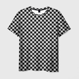 Мужская футболка 3D с принтом Checkerboard Color  в Петрозаводске, 100% полиэфир | прямой крой, круглый вырез горловины, длина до линии бедер | Тематика изображения на принте: checkerboard | gradient | бойчик | в клетку | в клеточку | градиент | клетка | музыка | орнамент | френдзона | шахматная доска | шашки