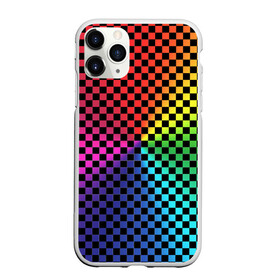 Чехол для iPhone 11 Pro Max матовый с принтом Checkerboard Color в Петрозаводске, Силикон |  | checkerboard | gradient | бойчик | в клетку | в клеточку | градиент | клетка | музыка | орнамент | френдзона | шахматная доска | шашки