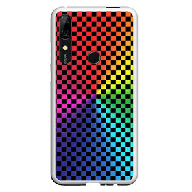 Чехол для Honor P Smart Z с принтом Checkerboard Color в Петрозаводске, Силикон | Область печати: задняя сторона чехла, без боковых панелей | checkerboard | gradient | бойчик | в клетку | в клеточку | градиент | клетка | музыка | орнамент | френдзона | шахматная доска | шашки