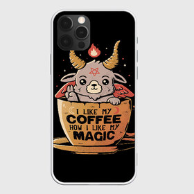 Чехол для iPhone 12 Pro Max с принтом How I Like My Coffee в Петрозаводске, Силикон |  | Тематика изображения на принте: coffee | diy | espresso | how | like | lol | my | как | кофе | лол | мой | монстрик | рога | сделай сам | сказка | эспрессо