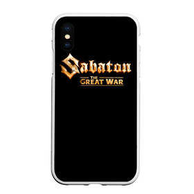 Чехол для iPhone XS Max матовый с принтом Sabaton в Петрозаводске, Силикон | Область печати: задняя сторона чехла, без боковых панелей | battle metal | primo victoria | sabaton | the art of war | the great war | группа | йоаким броден | латный ботинок | метал | пауэр | рыцарские доспехи | сабатон | собатон | хэви