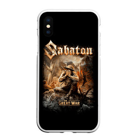 Чехол для iPhone XS Max матовый с принтом Sabaton в Петрозаводске, Силикон | Область печати: задняя сторона чехла, без боковых панелей | battle metal | primo victoria | sabaton | the art of war | the great war | группа | йоаким броден | латный ботинок | метал | пауэр | рыцарские доспехи | сабатон | собатон | хэви