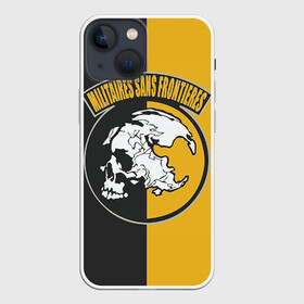 Чехол для iPhone 13 mini с принтом METAL GEAR в Петрозаводске,  |  | big boss | gear | hideo kojima | konami | metal | mgs | mgs5 | raiden | snake | solid | большой босс | конами | мгс | металл | райден | снейка | твердый | хидео кодзима | шестерни