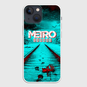 Чехол для iPhone 13 mini с принтом METRO EXODUS в Петрозаводске,  |  | exodus | horror | metro | survival | исход | метро | мутация | оружия | сталкер | стелс | шутер | эксодус. | экшен