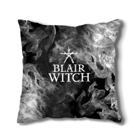 Подушка 3D с принтом BLAIR WITCH в Петрозаводске, наволочка – 100% полиэстер, наполнитель – холлофайбер (легкий наполнитель, не вызывает аллергию). | состоит из подушки и наволочки. Наволочка на молнии, легко снимается для стирки | blair witch | blair witch 2019 | blair witch игра | blairs witch | блэр | ведьмы | ведьмы из блэр