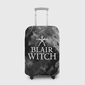 Чехол для чемодана 3D с принтом BLAIR WITCH в Петрозаводске, 86% полиэфир, 14% спандекс | двустороннее нанесение принта, прорези для ручек и колес | blair witch | blair witch 2019 | blair witch игра | blairs witch | блэр | ведьмы | ведьмы из блэр