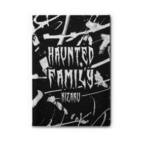 Обложка для автодокументов с принтом KIZARU - HAUNTED FAMILY в Петрозаводске, натуральная кожа |  размер 19,9*13 см; внутри 4 больших “конверта” для документов и один маленький отдел — туда идеально встанут права | Тематика изображения на принте: family | haunted | hip | hop | karmageddon | karmagedon | kizaru | music | rap | rapper | дежавю | кармагеддон | кармагедон | кизаро | кизару | музыка | нечипоренко | олег | рэп | рэпер | фэмили | хаунтед | хип | хоп