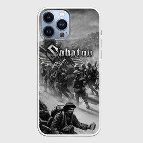 Чехол для iPhone 13 Pro Max с принтом Sabaton в Петрозаводске,  |  | Тематика изображения на принте: battle metal | primo victoria | sabaton | the art of war | the great war | группа | йоаким броден | латный ботинок | метал | пауэр | рыцарские доспехи | сабатон | собатон | хэви