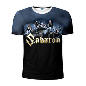 Мужская футболка 3D спортивная с принтом Sabaton в Петрозаводске, 100% полиэстер с улучшенными характеристиками | приталенный силуэт, круглая горловина, широкие плечи, сужается к линии бедра | Тематика изображения на принте: battle metal | primo victoria | sabaton | the art of war | the great war | группа | йоаким броден | латный ботинок | метал | пауэр | рыцарские доспехи | сабатон | собатон | хэви