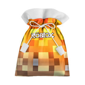 Подарочный 3D мешок с принтом ROBLOX в Петрозаводске, 100% полиэстер | Размер: 29*39 см | game | gamer | logo | minecraft | roblox | simulator | игра | конструктор | лого | симулятор | строительство | фигура