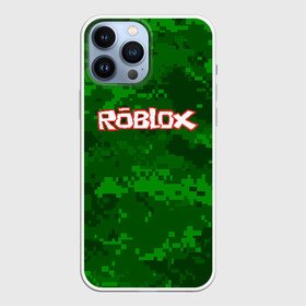 Чехол для iPhone 13 Pro Max с принтом ROBLOX в Петрозаводске,  |  | Тематика изображения на принте: game | gamer | logo | minecraft | roblox | simulator | игра | конструктор | лого | симулятор | строительство | фигура