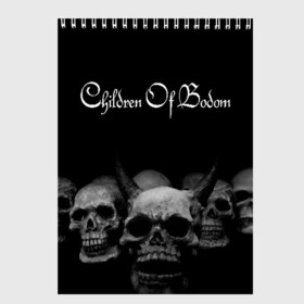 Скетчбук с принтом Children of Bodom в Петрозаводске, 100% бумага
 | 48 листов, плотность листов — 100 г/м2, плотность картонной обложки — 250 г/м2. Листы скреплены сверху удобной пружинной спиралью | bodom | children | death | melodic | metal | алекси лайхо | дети бодома | мелодик дэт метал | метал