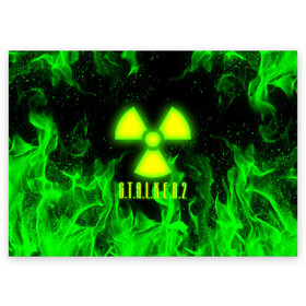 Поздравительная открытка с принтом S.T.A.L.K.E.R. 2 | СТАЛКЕР 2 в Петрозаводске, 100% бумага | плотность бумаги 280 г/м2, матовая, на обратной стороне линовка и место для марки
 | Тематика изображения на принте: bandit | chernobyl | pripyat | s.t.a.l.k.e.r. 2 | shadow of chernobyl | stalker | stalker 2 | бандиты | меченый | припять | сталкер | сталкер 2 | тени чернобыля | чернобыль | чистое небо