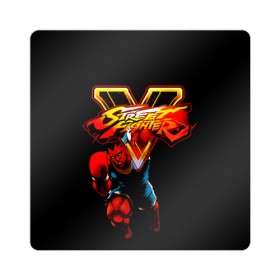 Магнит виниловый Квадрат с принтом Street fighter в Петрозаводске, полимерный материал с магнитным слоем | размер 9*9 см, закругленные углы | capcom | fighter | fighting | street | боец | суторито фаита | уличный | файтинг