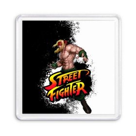 Магнит 55*55 с принтом Street fighter в Петрозаводске, Пластик | Размер: 65*65 мм; Размер печати: 55*55 мм | 