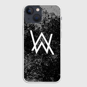 Чехол для iPhone 13 mini с принтом ALAN WALKER в Петрозаводске,  |  | alan walker | aw | electro | electro music | music | алан уокер | музыка | музыкант | электро | электронная музыка