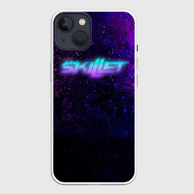 Чехол для iPhone 13 с принтом Skillet в Петрозаводске,  |  | alternative rock | christian metal | christian rock | cooper | hard rock | neon | nu metal | scilet | scillet | skilet | skillit | symphonic metal | неон | скелет | скилет | скилт