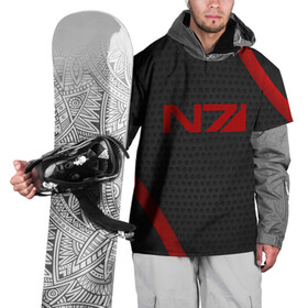 Накидка на куртку 3D с принтом N7 в Петрозаводске, 100% полиэстер |  | bioware | fantastic | game | john shepard | n7 | normandy | reapers | sci fi | turian | джон шепард | жнецы | турианец