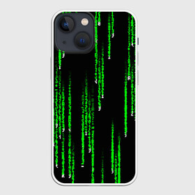 Чехол для iPhone 13 mini с принтом МАТРИЦА в Петрозаводске,  |  | agent smith | hugo weaving | keanu reeves | the matrix | киану ривз | код | матрица | матрица 4 | нео | цифры