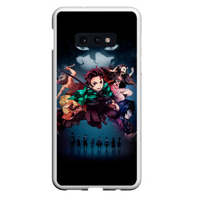 Чехол для Samsung S10E с принтом Kimetsu no Yaiba в Петрозаводске, Силикон | Область печати: задняя сторона чехла, без боковых панелей | blade of demon | demon slayer | kimetsu no yaiba | клинок | рассекающий демонов