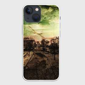 Чехол для iPhone 13 mini с принтом STALKER в Петрозаводске,  |  | chernobyl | game | games | gsc | logo | s.t.a.l.k.e.r. | stalker | stalker 2 | stalker2 | world | игра | игры | лого | противогаз | с.т.а.л.к.е.р. | символ | сталкер | сталкер 2 | сталкер2 | чернобыль