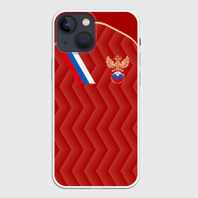 Чехол для iPhone 13 mini с принтом Футбольный союз в Петрозаводске,  |  | болельщик | ворота | вратарь | гол | игра | матч | мяч | россия | сборная | спорт | фанат | футбол | чемпионат
