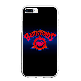 Чехол для iPhone 7Plus/8 Plus матовый с принтом Battletoads в Петрозаводске, Силикон | Область печати: задняя сторона чехла, без боковых панелей | Тематика изображения на принте: arc system works | battle | game | mindscape | rare | toads | боевые | боевые жабы | лягушки