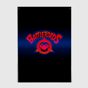 Постер с принтом Battletoads в Петрозаводске, 100% бумага
 | бумага, плотность 150 мг. Матовая, но за счет высокого коэффициента гладкости имеет небольшой блеск и дает на свету блики, но в отличии от глянцевой бумаги не покрыта лаком | arc system works | battle | game | mindscape | rare | toads | боевые | боевые жабы | лягушки