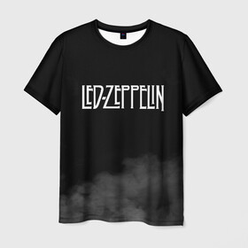 Мужская футболка 3D с принтом Led Zeppelin в Петрозаводске, 100% полиэфир | прямой крой, круглый вырез горловины, длина до линии бедер | led zeppelin | лед зеппелин