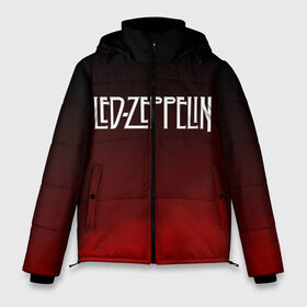 Мужская зимняя куртка 3D с принтом Led Zeppelin в Петрозаводске, верх — 100% полиэстер; подкладка — 100% полиэстер; утеплитель — 100% полиэстер | длина ниже бедра, свободный силуэт Оверсайз. Есть воротник-стойка, отстегивающийся капюшон и ветрозащитная планка. 

Боковые карманы с листочкой на кнопках и внутренний карман на молнии. | Тематика изображения на принте: led zeppelin | лед зеппелин