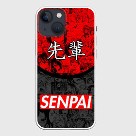 Чехол для iPhone 13 mini с принтом SENPAI (JAPAN 07) в Петрозаводске,  |  | ahegao | anime | japan | manga | sempai | senpai | аниме | ахегао | лицо | манга | семпай | сенпай | япония