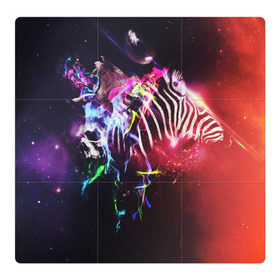 Магнитный плакат 3Х3 с принтом ANIMALS в Петрозаводске, Полимерный материал с магнитным слоем | 9 деталей размером 9*9 см | galaxy | nebula | space | star | абстракция | вселенная | галактика | звезда | звезды | космический | планеты