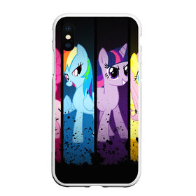 Чехол для iPhone XS Max матовый с принтом MY LITTLE PONY в Петрозаводске, Силикон | Область печати: задняя сторона чехла, без боковых панелей | my little pony | pinkie pie | scootaloo | spike | sweaty balls | искорка | крошка бель | маленькие пони | мульфтфильм | пони | скутолу | эппл блум