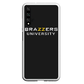 Чехол для Honor 20 с принтом Вrazzers university в Петрозаводске, Силикон | Область печати: задняя сторона чехла, без боковых панелей | Тематика изображения на принте: brazers | brazzers | brazzers university | бразерс | бразэрс | университет бразерс