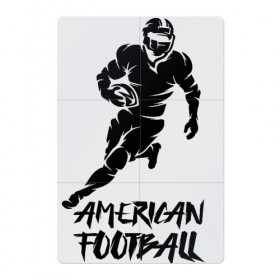Магнитный плакат 2Х3 с принтом American football в Петрозаводске, Полимерный материал с магнитным слоем | 6 деталей размером 9*9 см | american football | ball | helmet | player | run | sport | sportsman | usa | американский футбол | бег | игра | игрок | мяч | поиска	game | спорт | спортсмен | сша | шлем