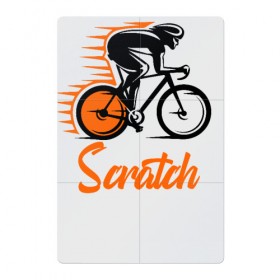 Магнитный плакат 2Х3 с принтом Scratch в Петрозаводске, Полимерный материал с магнитным слоем | 6 деталей размером 9*9 см | bicycle racer | bicycling | bike | helmet | race | scratch | speed | sportsman | trek | велогонка | велогонщик | велосипед | гонка | скорость | спортсмен | трек | шлем